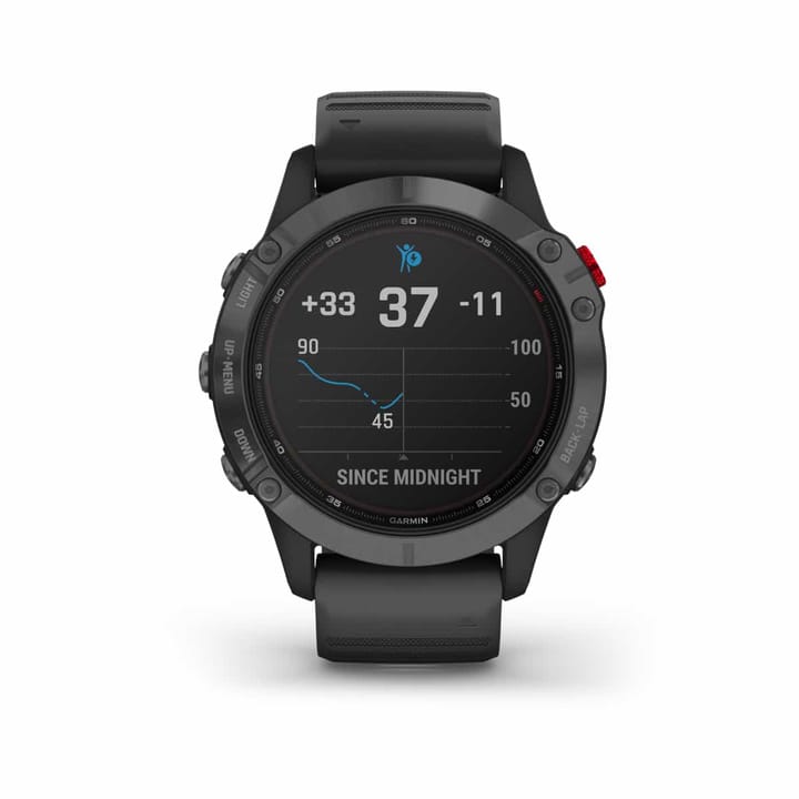 Garmin Fenix 6 Pro Solar Slate Gray W/Black Band Garmin Garmin Fenix 6 Pro Solar Slate Gray W/Black Band Garmin