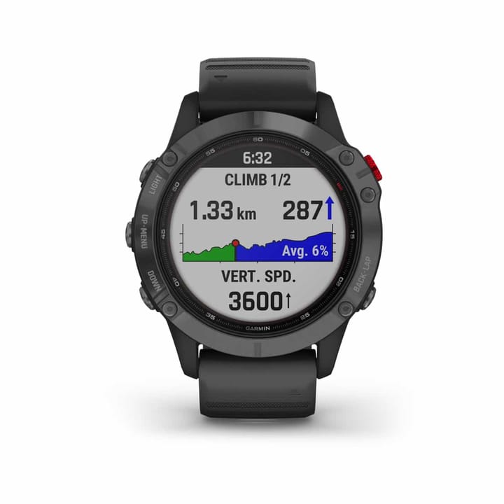 Garmin Fenix 6 Pro Solar Slate Gray W/Black Band Garmin Garmin Fenix 6 Pro Solar Slate Gray W/Black Band Garmin