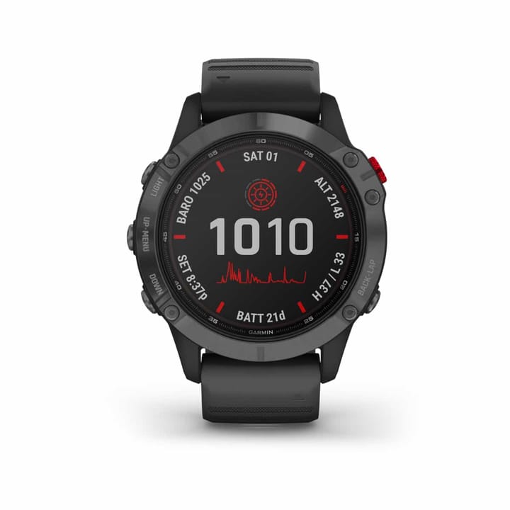 Garmin Fenix 6 Pro Solar Slate Gray W/Black Band Garmin Garmin Fenix 6 Pro Solar Slate Gray W/Black Band Garmin