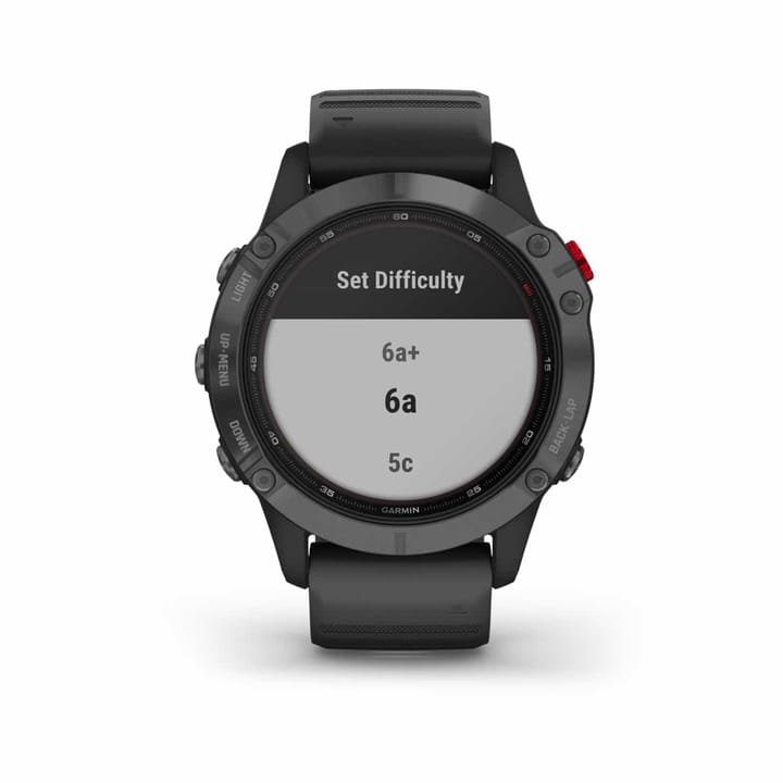 Garmin Fenix 6 Pro Solar Slate Gray W/Black Band Garmin Garmin Fenix 6 Pro Solar Slate Gray W/Black Band Garmin