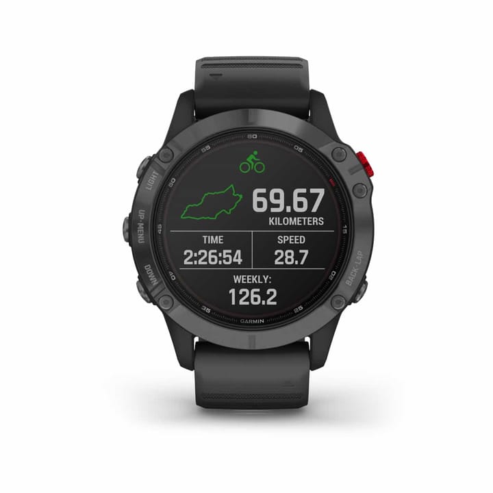 Garmin Fenix 6 Pro Solar Slate Gray W/Black Band Garmin