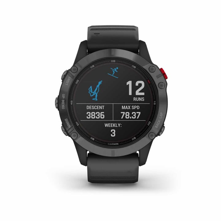 Garmin Fenix 6 Pro Solar Slate Gray W/Black Band Garmin Garmin Fenix 6 Pro Solar Slate Gray W/Black Band Garmin