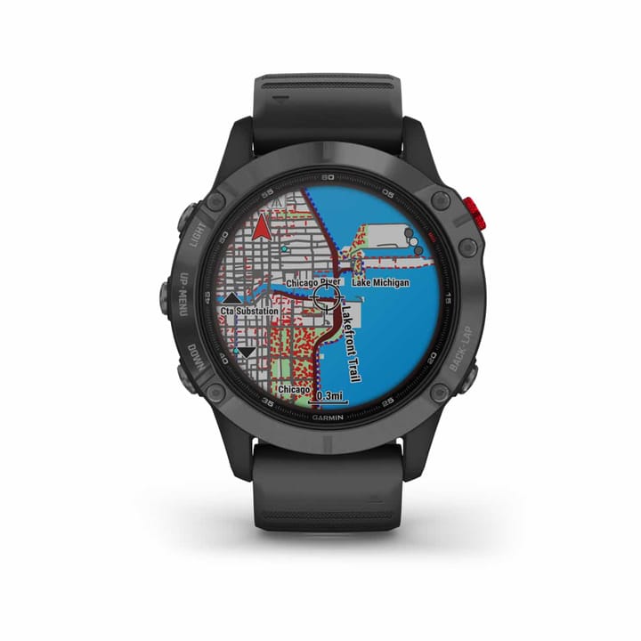 Garmin Fenix 6 Pro Solar Slate Gray W/Black Band Garmin Garmin Fenix 6 Pro Solar Slate Gray W/Black Band Garmin