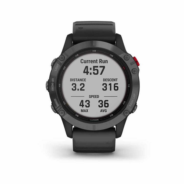 Garmin Fenix 6 Pro Solar Slate Gray W/Black Band Garmin Garmin Fenix 6 Pro Solar Slate Gray W/Black Band Garmin