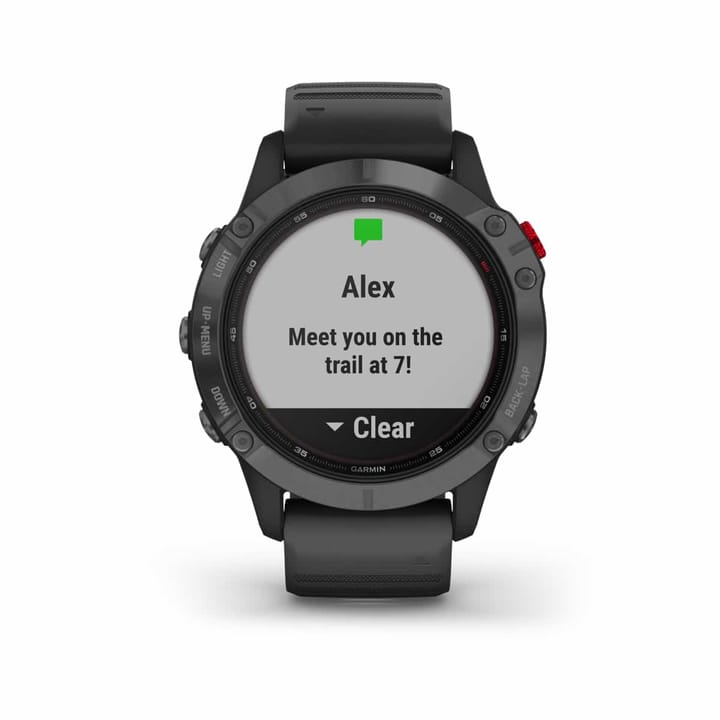 Garmin Fenix 6 Pro Solar Slate Gray W/Black Band Garmin Garmin Fenix 6 Pro Solar Slate Gray W/Black Band Garmin
