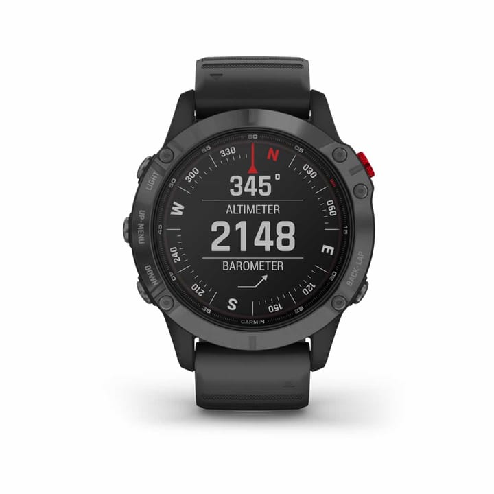 Garmin Fenix 6 Pro Solar Slate Gray W/Black Band Garmin Garmin Fenix 6 Pro Solar Slate Gray W/Black Band Garmin