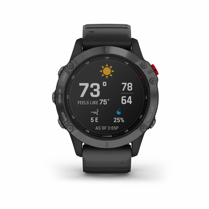 Garmin Fenix 6 Pro Solar Slate Gray W/Black Band Garmin Garmin Fenix 6 Pro Solar Slate Gray W/Black Band Garmin