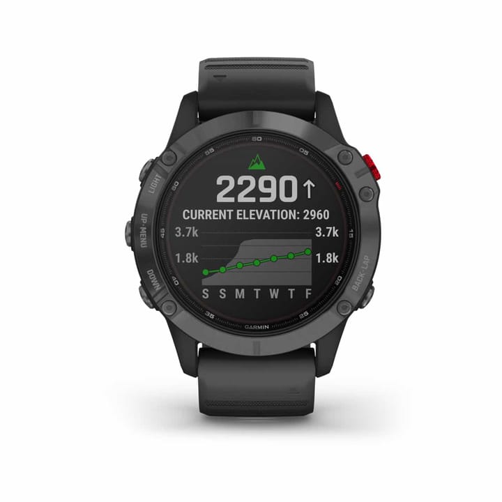 Garmin Fenix 6 Pro Solar Slate Gray W/Black Band Garmin Garmin Fenix 6 Pro Solar Slate Gray W/Black Band Garmin