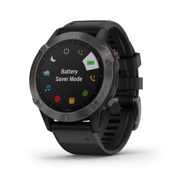 Garmin Fenix 6 Sapphire Gray w/ Black Band Garmin Garmin Fenix 6 Sapphire Gray w/ Black Band Garmin