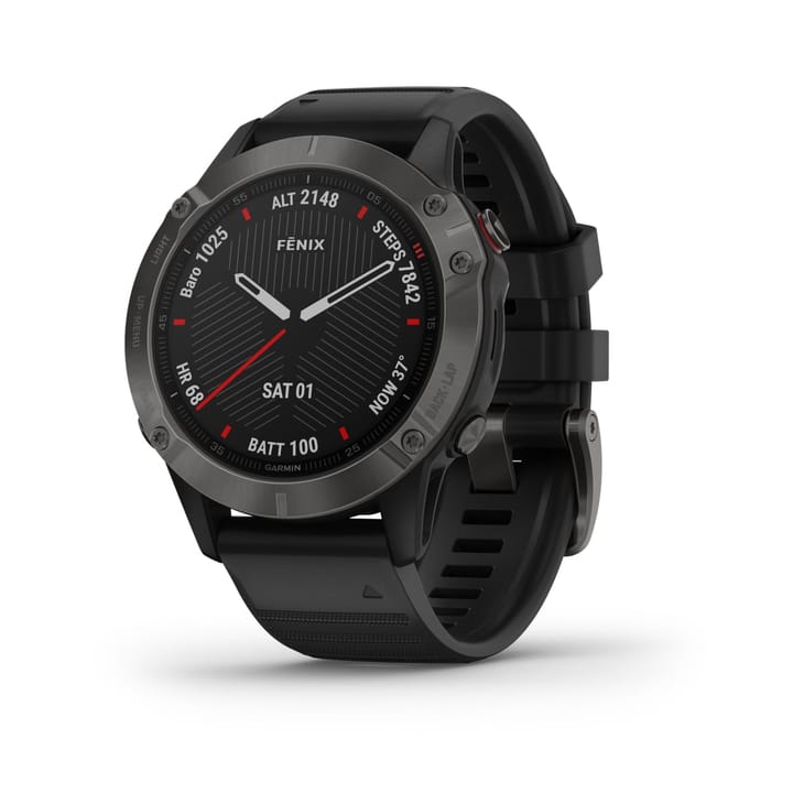 Garmin Fenix 6 Sapphire Gray w/ Black Band Garmin Garmin Fenix 6 Sapphire Gray w/ Black Band Garmin