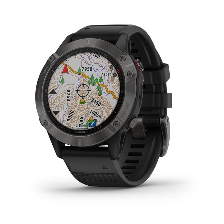 Garmin Fenix 6 Sapphire Gray w/ Black Band Garmin Garmin Fenix 6 Sapphire Gray w/ Black Band Garmin