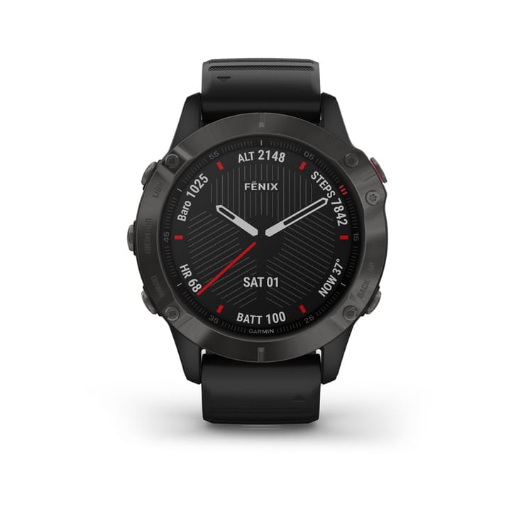 Garmin Fenix 6 Sapphire Gray w/ Black Band Garmin Garmin Fenix 6 Sapphire Gray w/ Black Band Garmin