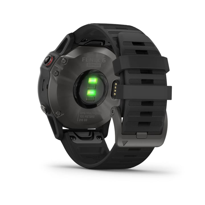 Garmin Fenix 6 Sapphire Gray w/ Black Band Garmin Garmin Fenix 6 Sapphire Gray w/ Black Band Garmin