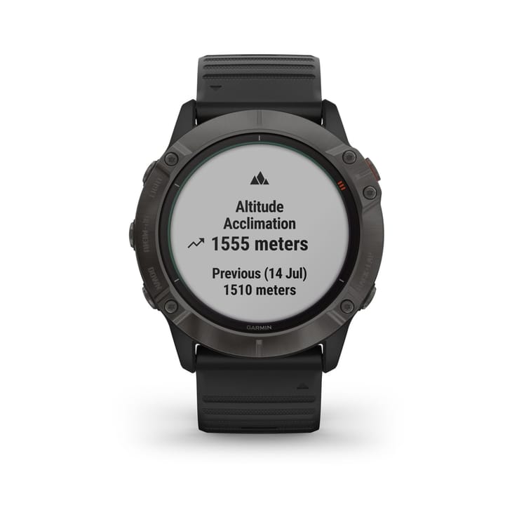 Garmin Fenix 6x Pro Solar Ti Gray Dlc W/Black Band Garmin Garmin Fenix 6x Pro Solar Ti Gray Dlc W/Black Band Garmin