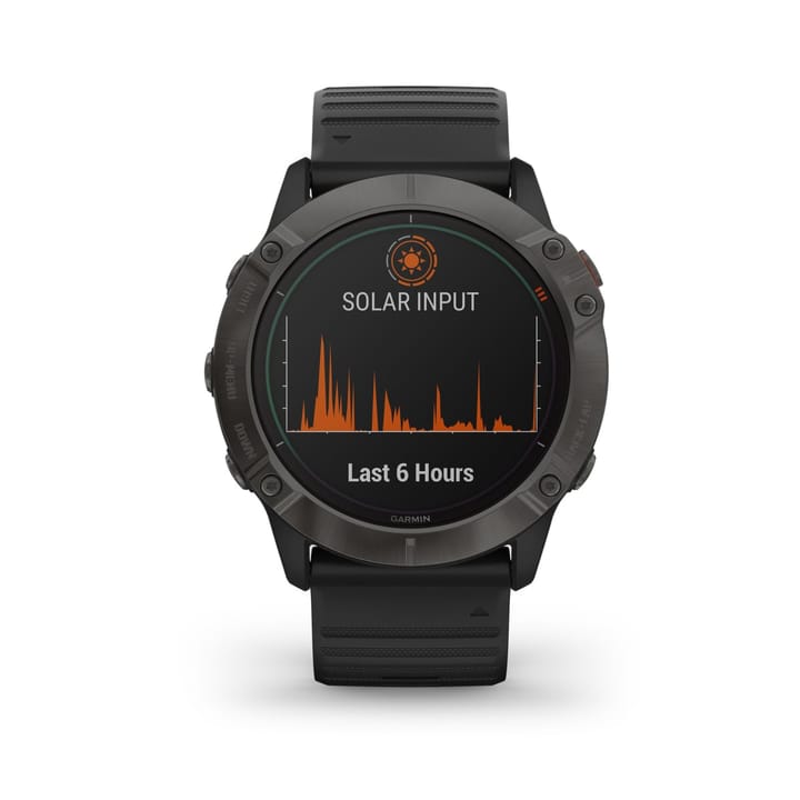 Garmin Fenix 6x Pro Solar Ti Gray Dlc W/Black Band Garmin Garmin Fenix 6x Pro Solar Ti Gray Dlc W/Black Band Garmin