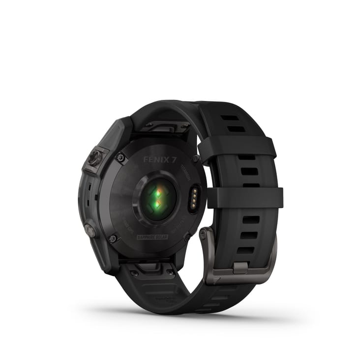 Garmin Fenix 7 Sapphire Solar, Carbon Gray Titanium Dlc W/Black Band Garmin