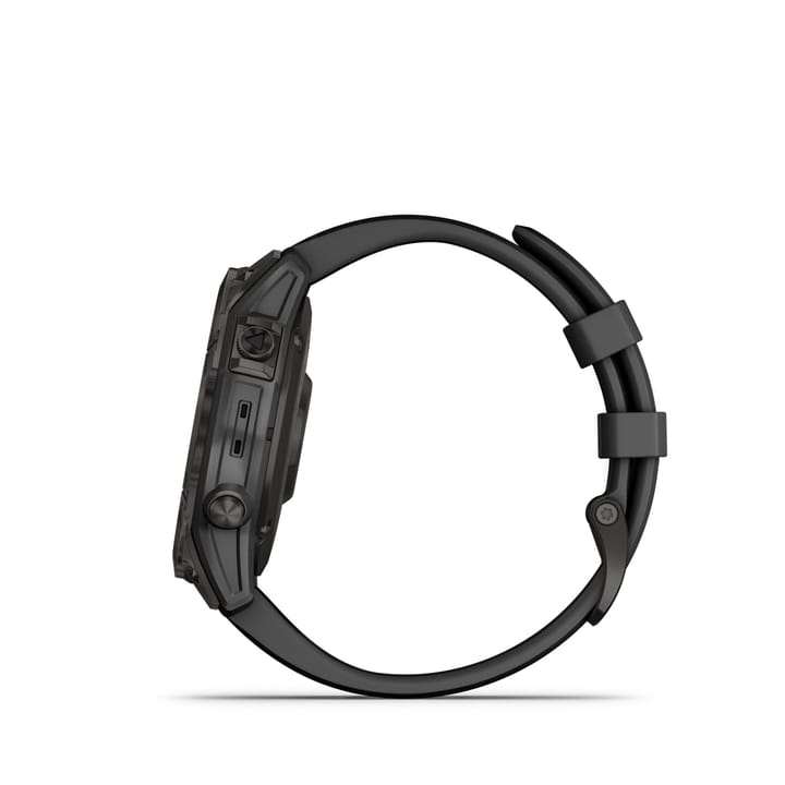 Garmin Fenix 7 Sapphire Solar, Carbon Gray Titanium Dlc W/Black Band Garmin