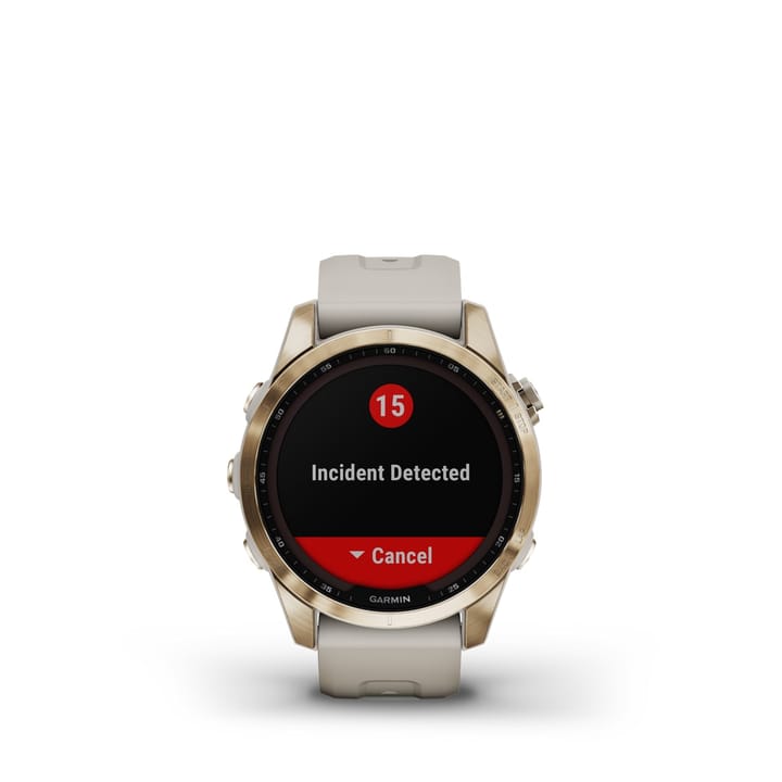Garmin Fenix 7s Sapphire Solar, Cream Gold Titanium Dlc W/Light Sand Band Garmin Garmin Fenix 7s Sapphire Solar, Cream Gold Titanium Dlc W/Light Sand Band Garmin