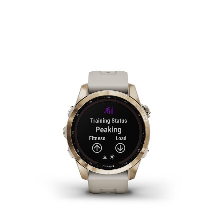 Garmin Fenix 7s Sapphire Solar, Cream Gold Titanium Dlc W/Light Sand Band Garmin Garmin Fenix 7s Sapphire Solar, Cream Gold Titanium Dlc W/Light Sand Band Garmin
