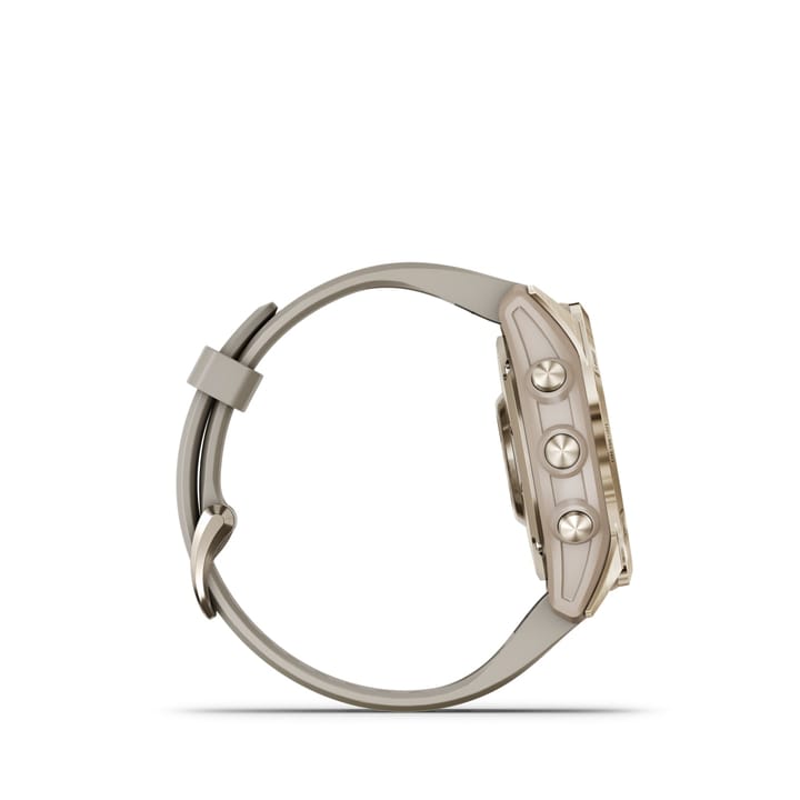 Garmin Fenix 7s Sapphire Sol, Cream Gold Ti W/ Light Sand Band Emea Cream Gold/Light Sand Garmin