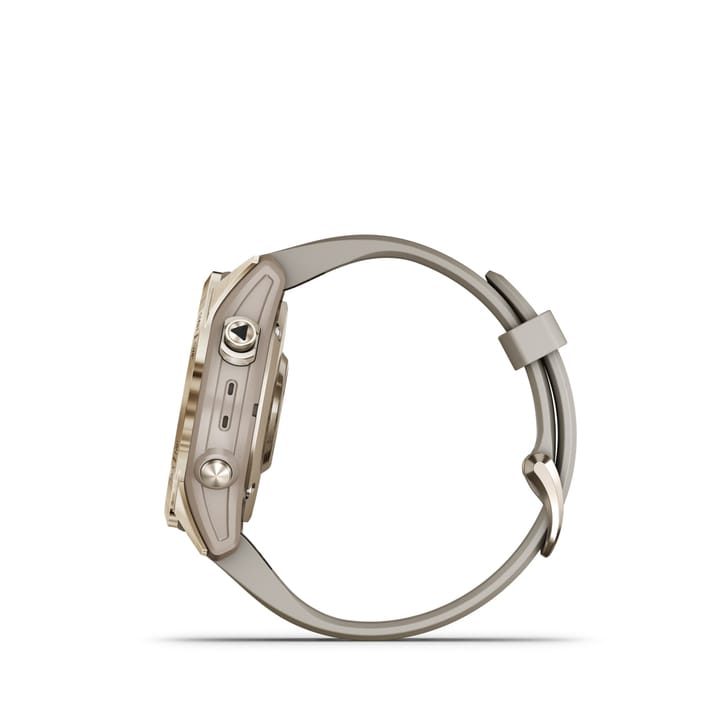 Garmin Fenix 7s Sapphire Solar, Cream Gold Titanium Dlc W/Light Sand Band Garmin Garmin Fenix 7s Sapphire Solar, Cream Gold Titanium Dlc W/Light Sand Band Garmin