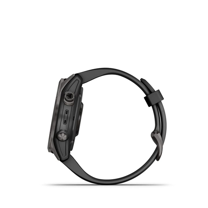 Garmin Fenix 7s Sapphire Solar, Carbon Gray Titanium Dlc W/Black Band Garmin Garmin Fenix 7s Sapphire Solar, Carbon Gray Titanium Dlc W/Black Band Garmin