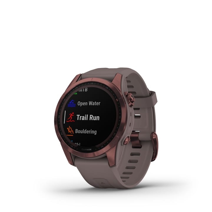 Garmin Fenix 7s Sapphire Solar, Dark Bronze Titanium Dlc W/Shale Gray Band Garmin Garmin Fenix 7s Sapphire Solar, Dark Bronze Titanium Dlc W/Shale Gray Band Garmin