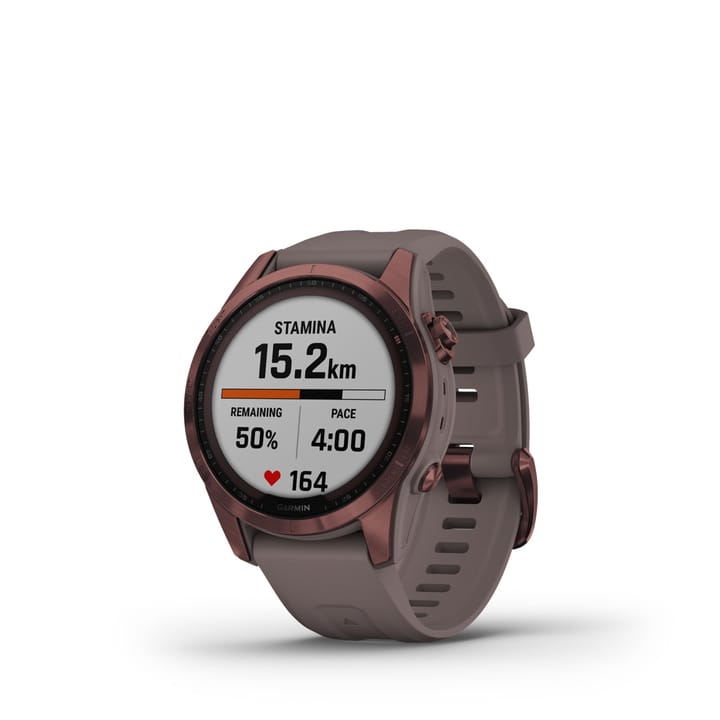 Garmin Fenix 7s Sapphire Solar, Dark Bronze Titanium Dlc W/Shale Gray Band Garmin Garmin Fenix 7s Sapphire Solar, Dark Bronze Titanium Dlc W/Shale Gray Band Garmin