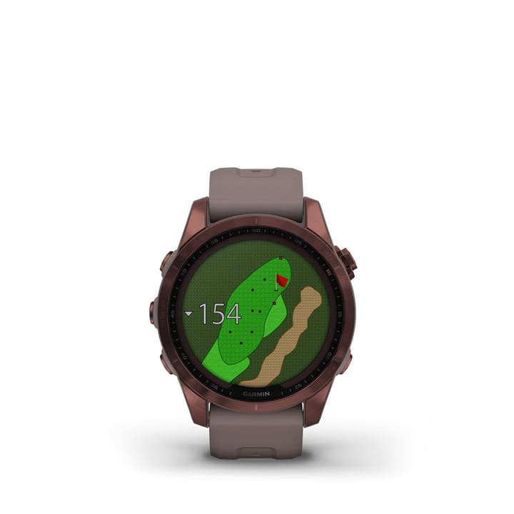 Garmin Fenix 7s Sapphire Solar, Dark Bronze Titanium Dlc W/Shale Gray Band Garmin Garmin Fenix 7s Sapphire Solar, Dark Bronze Titanium Dlc W/Shale Gray Band Garmin