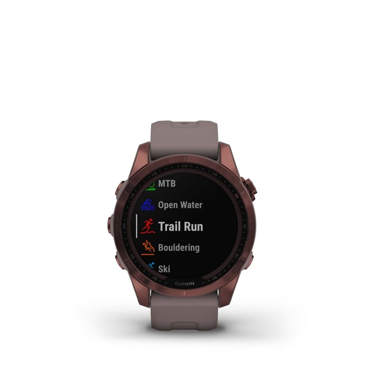 Garmin Fenix 7s Sapphire Solar, Dark Bronze Titanium Dlc W/Shale Gray Band Garmin Garmin Fenix 7s Sapphire Solar, Dark Bronze Titanium Dlc W/Shale Gray Band Garmin
