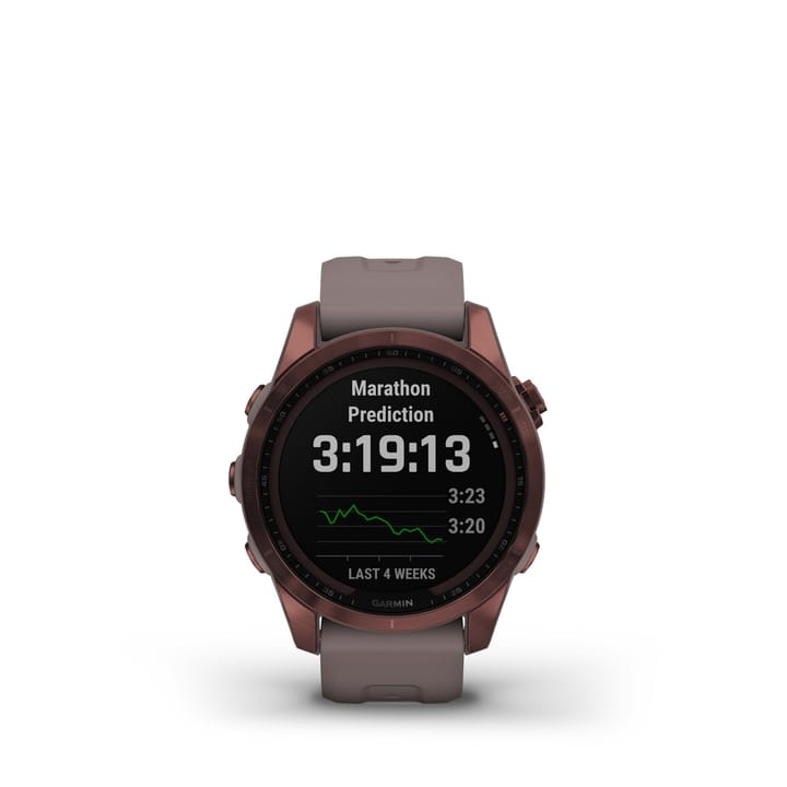 Garmin Fenix 7s Sapphire Solar, Dark Bronze Titanium Dlc W/Shale Gray Band Garmin Garmin Fenix 7s Sapphire Solar, Dark Bronze Titanium Dlc W/Shale Gray Band Garmin