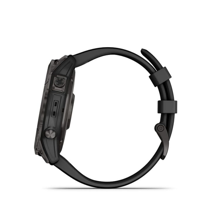 Garmin Fenix 7x Sapphire Solar, Carbon Gray Titanium Dlc W/Black Band Garmin