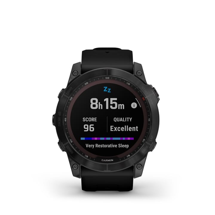 Garmin Fenix 7x Sapphire Solar, Black Titanium Dlc W/Black Band Garmin Garmin Fenix 7x Sapphire Solar, Black Titanium Dlc W/Black Band Garmin