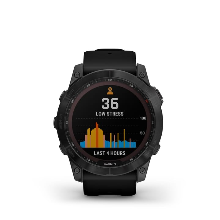 Garmin Fenix 7x Sapphire Solar, Black Titanium Dlc W/Black Band Garmin Garmin Fenix 7x Sapphire Solar, Black Titanium Dlc W/Black Band Garmin