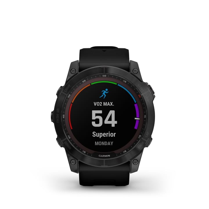 Garmin Fenix 7x Sapphire Solar, Black Titanium Dlc W/Black Band Garmin Garmin Fenix 7x Sapphire Solar, Black Titanium Dlc W/Black Band Garmin