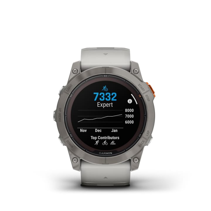 Garmin Fenix 7X Pro Sapphire Solar Edition Ti W/Gray/Orange Band Garmin