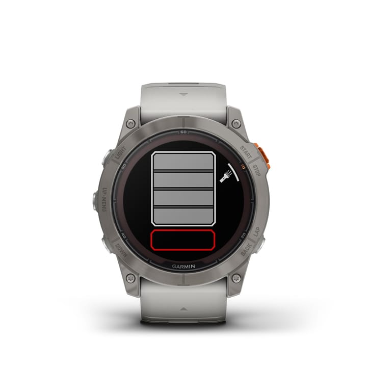 Garmin Fenix 7X Pro Sapphire Solar Edition Ti W/Gray/Orange Band Garmin