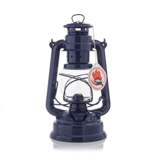 Feuerhand 276 Hurricane Lantern Cobalt Blue Feuerhand