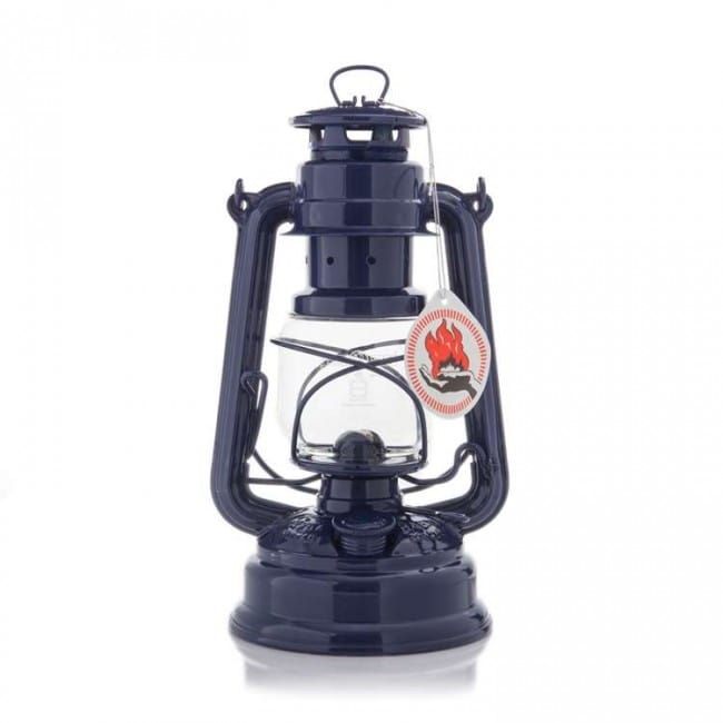 276 Hurricane Lantern Cobalt Blue