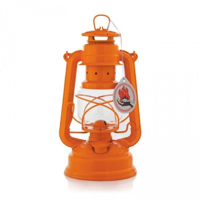Feuerhand Hurricane Lantern 276 Pastel Orange Feuerhand