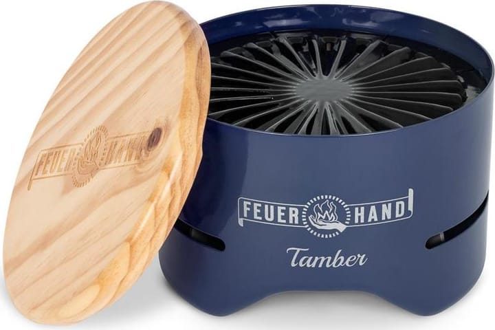 Feuerhand Tamber Table Top Grill Cobalt Blue Feuerhand Feuerhand Tamber Table Top Grill Cobalt Blue Feuerhand