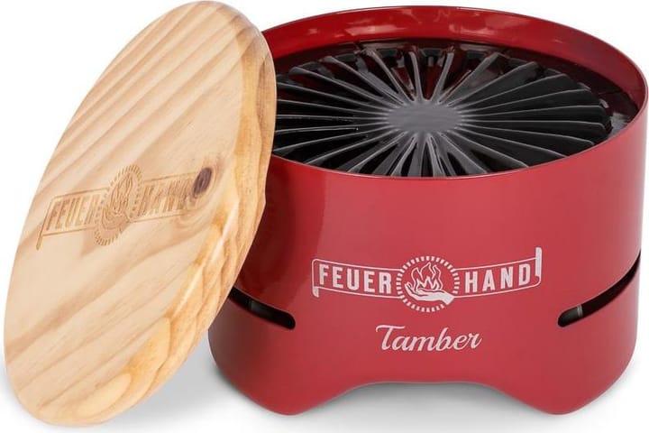 Tamber Table Top Grill Ruby Red Feuerhand