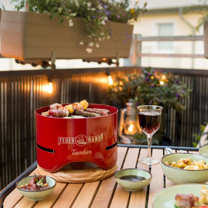 Feuerhand Tamber Table Top Grill Ruby Red Feuerhand