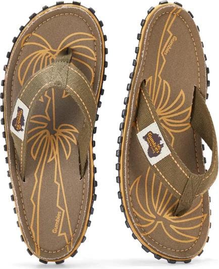 Gumbies Unisex Islander Palm Leaf Khaki Gumbies