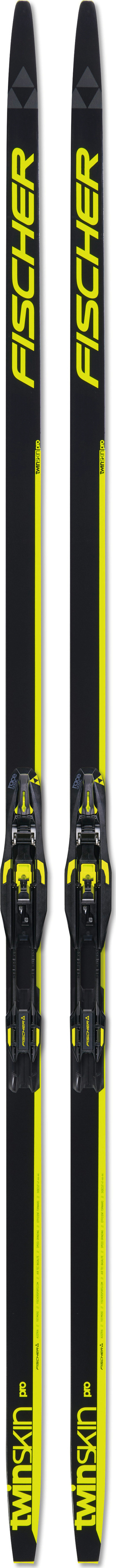 Fischer Twin Skin Pro Black/Yellow 187 Medium (50-60kg), Black/Yellow