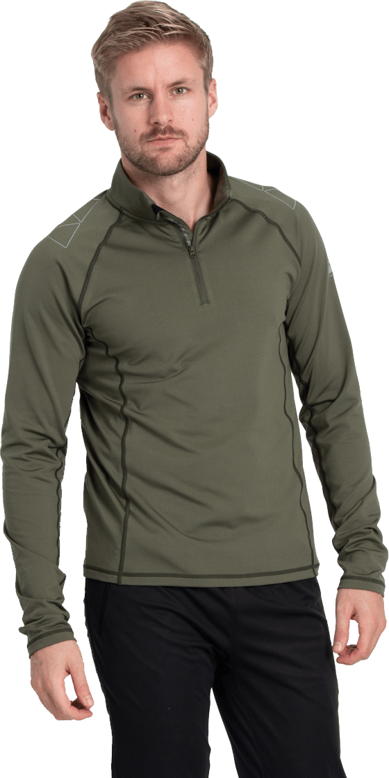 Fischer Men's Vemdalen Baselayer Long-Sleeve Olive