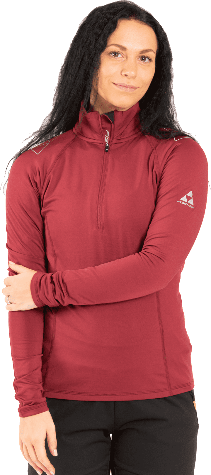 Women's Vemdalen Baselayer Top Burgundy Fischer