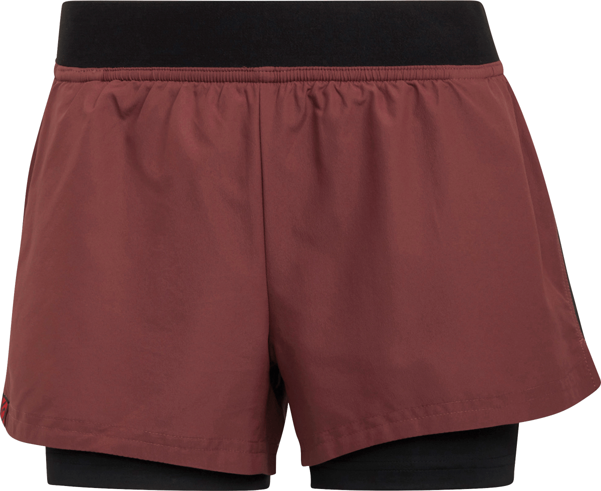FiveTen Women's Two-in-One Climb Shorts Quiet Crimson/Black