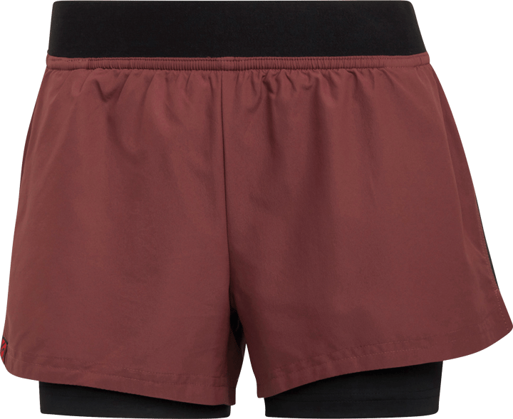 Women's Two-in-One Climb Shorts Quiet Crimson/Black FiveTen