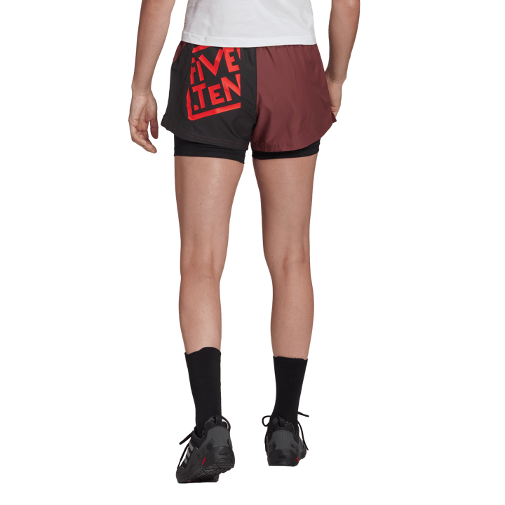 FiveTen Women's Two-in-One Climb Shorts Quiet Crimson/Black FiveTen